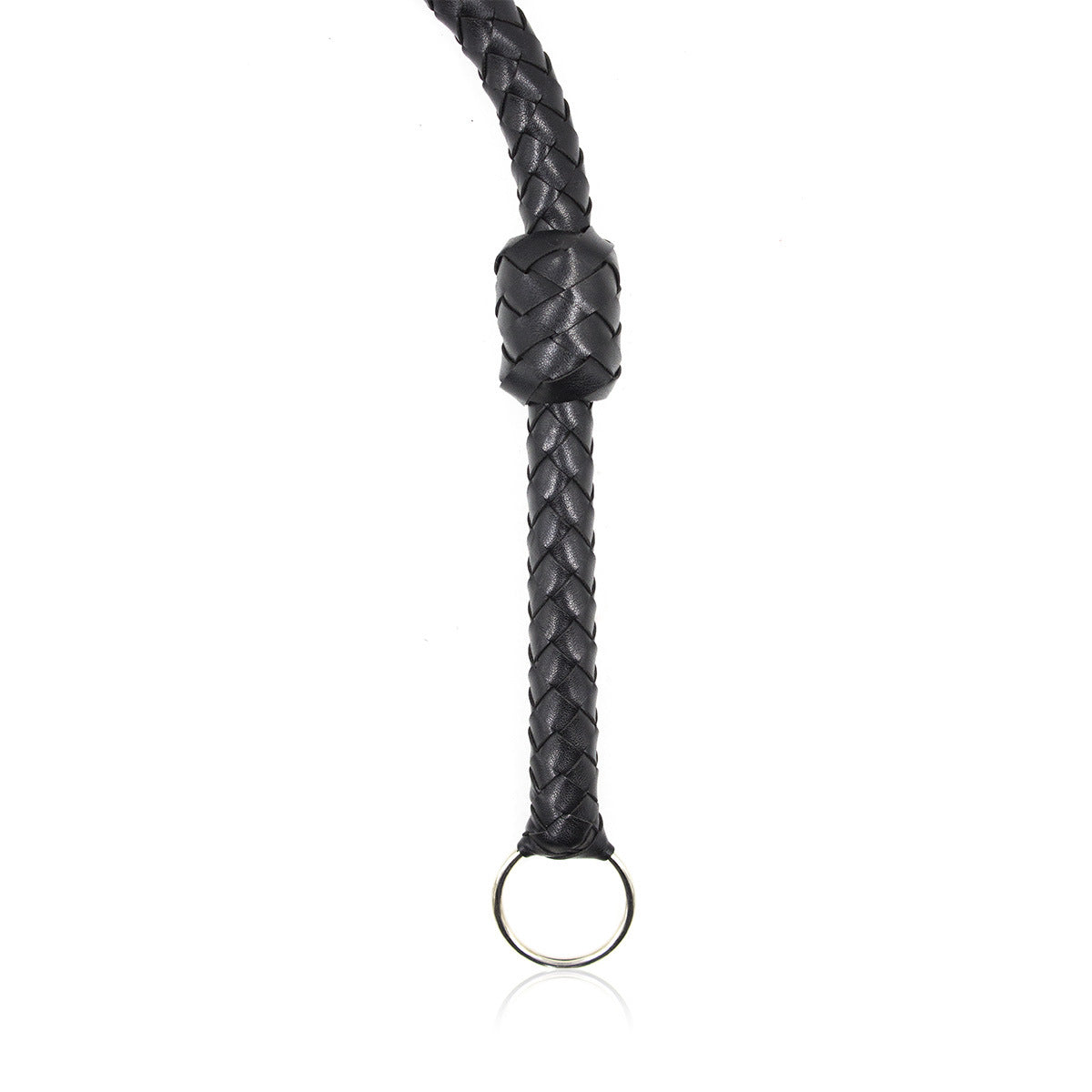 Fouet en cuir tressé
