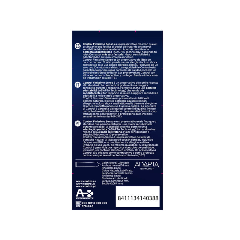CONTROL - PRESERVATIFS ADAPTABLE 12 UNITS