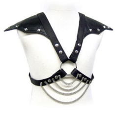 LEATHER BODY - AILES D'ÉPAULE + CHAINES