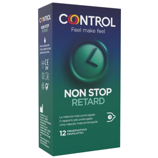 CONTROL -PRÉSERVATIFS RETARD NON STOP 12 UNITÉS